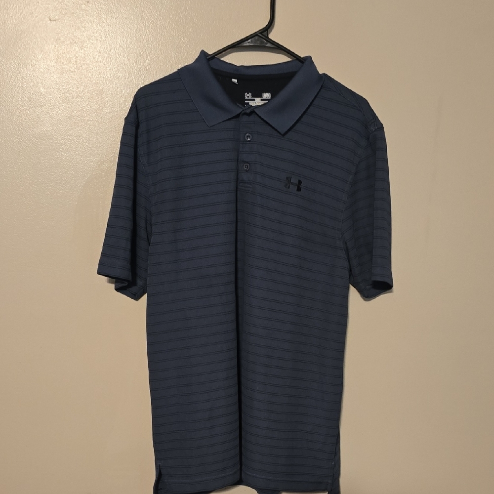 Under Armour Men's Blue Polo Shirt Golf Size‎ Large